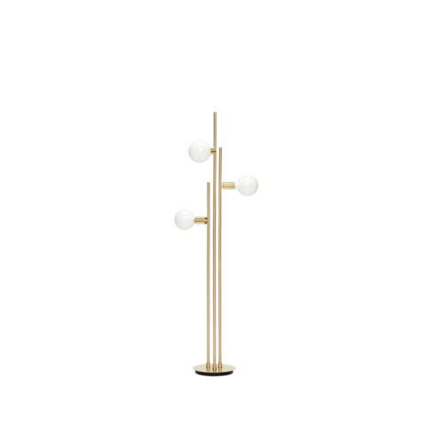 Balance Gulvlampe Messingfarve