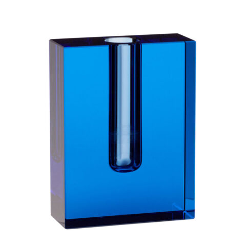 Block Vase Blå