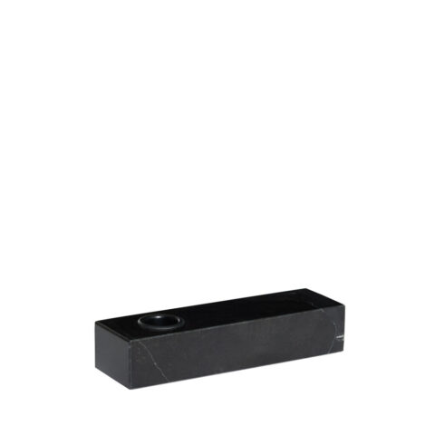 Brick Candleholder Black