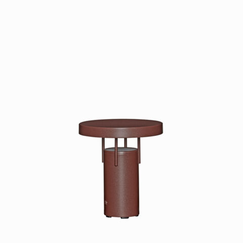 BringMe Portable Lamp Mini Metallic Burgundy