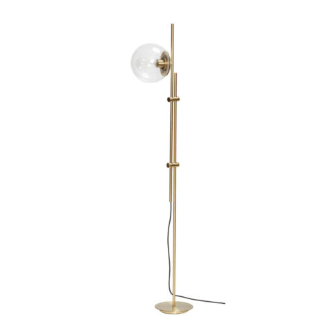 Bubble Gulvlampe Messingfarve