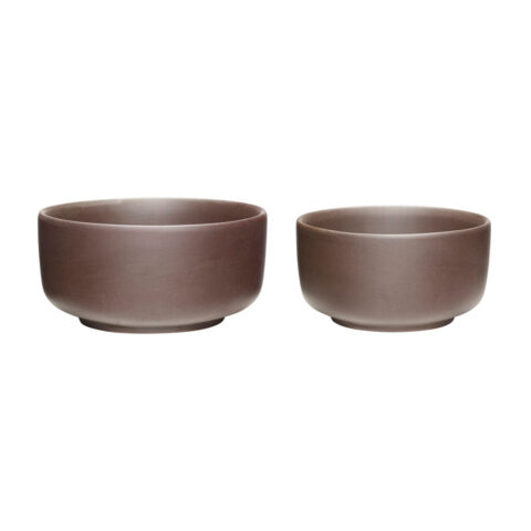 Clay Bowls Brown (set of 2)
