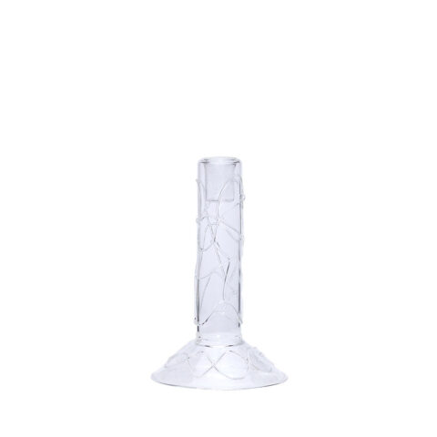 Doodle Candleholder Clear