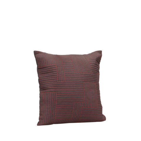Floy Cushion Brown/Red
