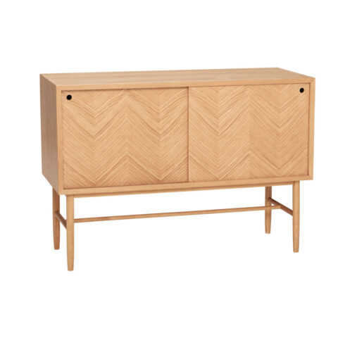 Herringbone Dresser Sliding Doors Natural