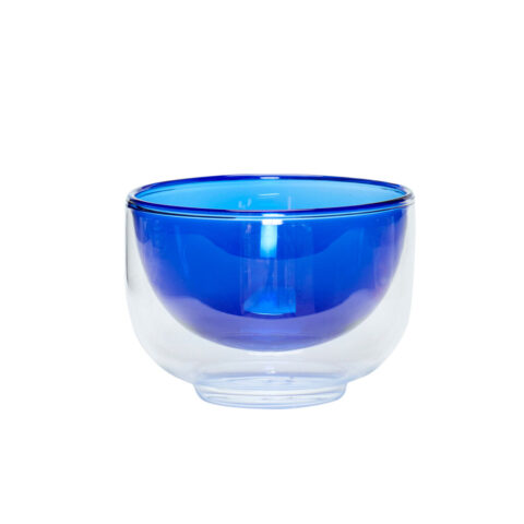 Kiosk Glass Bowl Blue