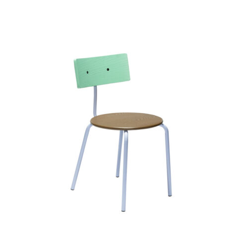 Koi Dining Chair Brown/Green/Purple