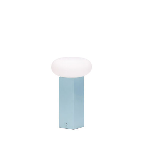 Low Portable Lamp Blue