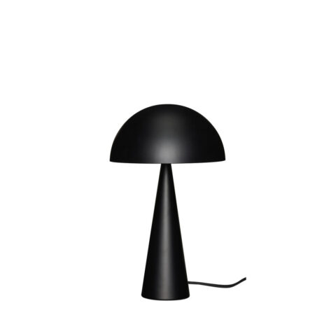 Mush Table Lamp Tall Matt Black