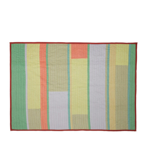 Pavilion Plaid Block Coral/Multicolour