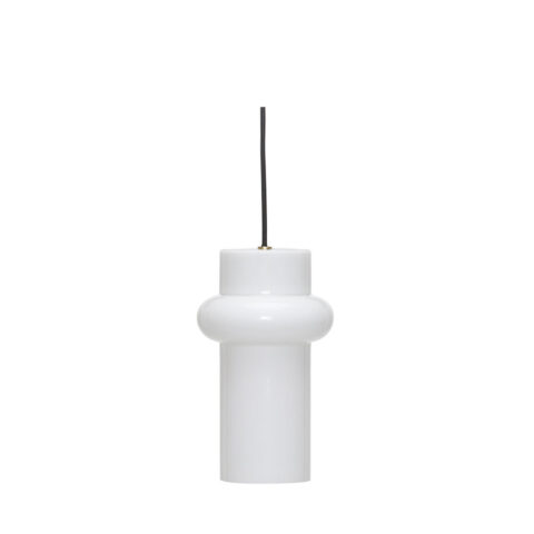 Pilule Pendant Up Shiny White