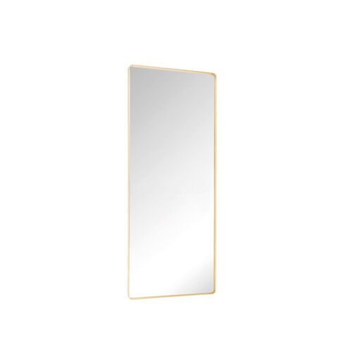 Retro Miroir mural Large Laiton
