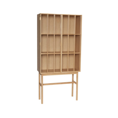 Shoji Vitrine Haut Naturel