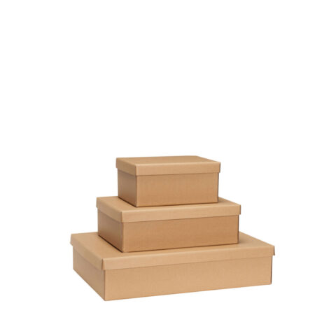 Storeit Boîtes de rangement Naturel (set de 3)
