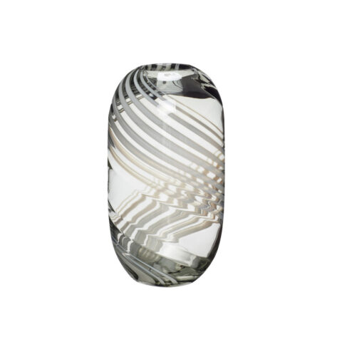 Swirl Vase Grå